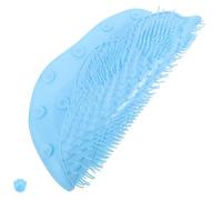 GALPADA Nonskid to Circulation Foot Mat with Cups Material Hands-Free Cleaning and Back Scrubbing Foot Scrubber Bath Mat for Shower Use