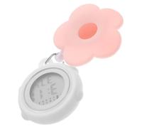 GALPADA Nurse Retractable Clip-on Watch Flower Design Silicone Digital Display Easy to Read for Medical Professionals and Students for Nursing and Examination Use