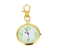 GALPADA Nurses Digital Pocket Watch Keychain Design Modern Alloy and Glass Practical Daily Use Watch for Elderly and Nurses Playing 8.00X4.50X1.00Cm