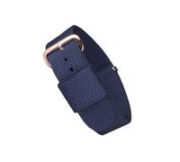 GALPADA Nylon Watch Band Replacement Strap for Women Men, Blue Nylon Watch Strap, Comfortable to Wear, Easy to Install, Simple Timeless Classic Style