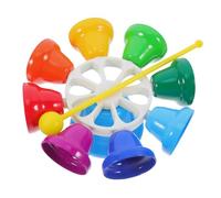 GALPADA Octave Hand Bell Lightweight Educational Percussion Instrument for Early Childhood Coordination and Sound Perception Development