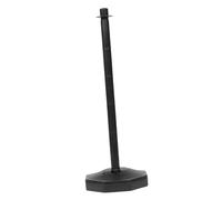 GALPADA Outdoor Black Plastic Crowd Control Stanchion Barrier for Restaurants Supermarkets Exhibitions Urban Malls Security Post Safety Railing Construction Stanchion for People Guidance