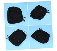 GALPADA Outdoor Camping Multi-Purpose Waist Pack Large Capacity Military Style Sling Bag High-Strength Buckle Portable Black for Hiking Travel Outdoor Activities