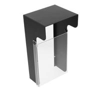 GALPADA Outdoor Doorbell Rain Cover for Access Control Systems and Video Intercoms, Weatherproof Black Metal and Acrylic Protective Shield with Sun Shade and Wall Mount Setup for Business
