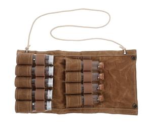 GALPADA Outdoor Spice Container Set with 9 Glass Jars 15X7X1.4 Inch Portable Storage Bag for Camping Barbecue Cooking