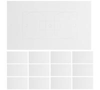 GALPADA Outlet Insulation Pads 50Pcs White Foam Socket Covers with Wall Plate Gaskets for Electrical Outlet Sealing, Easy Installation for Office and Home Use