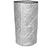 GALPADA Oxford Fabric Propane Gas Cylinder Cover with Cotton Insulation, Silver 10kg Capacity, Weatherproof Dustproof Sun Protection for Outdoor Camping and Garden Use