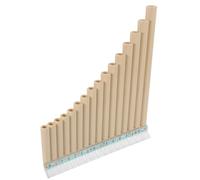 GALPADA Pan Flute C Key for Beginners Students, Abs Resin Material, White Colour, Musical Education Instrument to Arouse Curiosity and Explore Music, Lightweight and Sturdy Panpipes