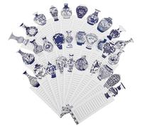GALPADA Paper Bookmarks Ready to Write and DIY Labels Chinese Style Bookmarks 60 Sheets White Cardboard for Readers of Ages