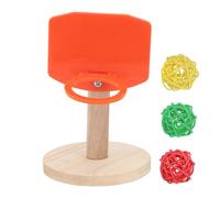 GALPADA Parrot Toy Bird Educating Basketball Safe Material Bird Toy for Exercise Random Color