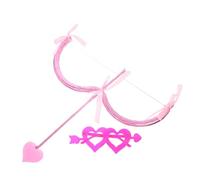 GALPADA Party Cupid's Arrow y Flechas Valentines Day Eyeglasses Heart Bow Arrows Valentines Day Cupid Costume Plastic