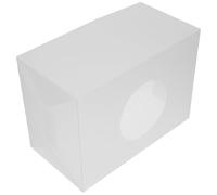 GALPADA Party Game Ticket Box Square Raffle Ball Game Box White Pp Sturdy Design Ensuring Justice and Equity Suitable for Opening Lottery and Reception