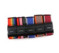 GALPADA Password Lock Luggage Strap Adjustable Safety Suitcase Belts for Travel Bag Straps Combination Lock for Tourists and Businessmen Grey