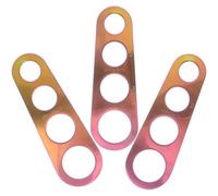 GALPADA Pasta Measurer Tool Spaghetti Portion Control Gadget Stainless Steel with 4 Holes 3pcs Compact for Home Kitchen Use, for Gourmet Cooks and Chefs