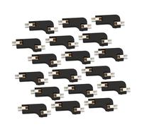 GALPADA Pcb Socket Practical and Professional 20pcs Keyboard Base Two Clamps Hot Swap Abs Material Hot Swappable Connector for Mechanical Keyboard Replacement