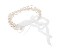 GALPADA Pearl Headband Bridal Hair Vine Wedding Headpiece Imitation Pearls for Women Wedding Party Bride Princess Gatherings Events Special Occasions