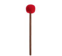 GALPADA Percussion Instrument Mallet Handmade Felted Wool Red Small Thick Wooden Singing Bowl Activator for Meditation, Chakra Healing and Relaxation