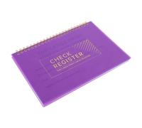 GALPADA Personal Checkbook Register with Minimalistic Cover and Effortless Organization, Pp and Paper Material Transaction Record Book for Daily Household Expenses the Go Banking