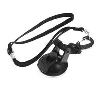 GALPADA Pet Bathing Tether with Suction Cup Adjustable Dog Grooming Leash Nylon Soft Comfortable Black for Pet Shower and Dog Bath Tubs