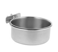 GALPADA Pet Food and Water Bowl for Feeding and Drinking Hanging Stainless Steel Easy Installation, Sturdy Raised Bowl for Crates and Cages, Suitable for Rabbits and Birds