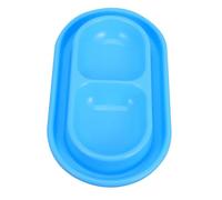 GALPADA Pet Food Bowl Dual Bowl Design for Cats for Indoor Outdoor Use Prevents Ants Other Animals From Stealing Food Modern Elegant Look