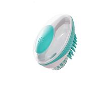 GALPADA Pet Massage Brush Gentle Abs Material for Dogs and Cats with Bubble Creation Function Grooming Tool Green Colour for Bathing and Shedding for Small to Medium Pets
