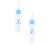 GALPADA Pet Nursing Bottles Convenient to Carry and Not Easily Broken 2pcs 30ml for Small Pets Plastic and Silicone Feeding Bottles Suitable for Kittens and Rabbits at Home