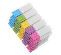 GALPADA Pet Self-Adhesive Page Tabs, Easy to Write and Can Be Affixed Anywhere 6 Packs Assorted Color for Home and Study Book Annotation Supplies
