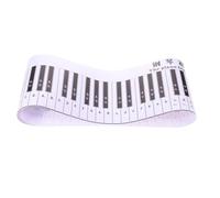 GALPADA Piano Keyboard Chart Waterproof 88-Key Fingering Training Mat with Note Guide for Music Class and Travel Use