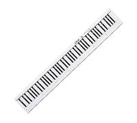 GALPADA Piano Keyboard Note Chart Key Teaching Aid for Beginners High Strength Coated Practice Guide for Piano Students Easy to Store