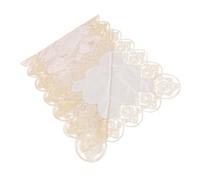 GALPADA Piano Lace Cover Embroidery Half Cover for Piano Foldable Polyester with Beautiful Appearance and Embroidered Lace Pattern and Electronic Organ