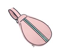 GALPADA Pink Badminton Racket Bag, Oxford Cloth Waterproof Carry Case | Lightweight Weather Resistant Design, Multiple Compartments, Modern Chic Style, Hand-held Crossbody Use