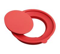 GALPADA Plastic Baking Splash Guard Lid with Convenient Storage and Middle Opening, Kitchen Baking Accessory for Egg Beaters and Whisks, Splash-Proof Tool for Cooking