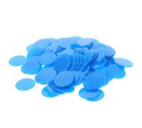 GALPADA Plastic Bingo Game Chips Counting Markers Double-Sided Colored Tokens Small Round Discs for Party Bingo Games and Poker Sets Suitable for Home and School Use