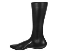 GALPADA Plastic Black Foot Mannequin Sock Display Holder for Men with Stable Flat Base, Realistic Foot Shape, for Sock Retail Presentations and On-the-go Showcases