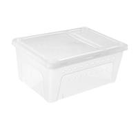 GALPADA Plastic Reptile Feeding Box White Sturdy Reptile Case for Snakes Geckos Spiders and and Breeding