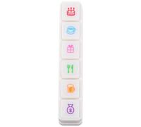 GALPADA Plastic Scrapbooking Stamps Decorative Pattern Stamps 0.67x0.67x0.59in Cartoon Style Lightweight Abs Material Make Crafts Decorate Handbook DIY
