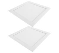 GALPADA Plumbing Access Panel Decorative Access Panel for Drywall and Ceiling 2pcs White Abs Cover Plate with Hidden Design, Simple Installation for Covering Holes or Pipes for Tile Wall