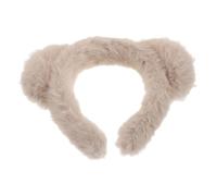 GALPADA Plush Bear Ears Headband Wide Brim Spa Facial Hair Band Warm Ear Muffs for Women Girls Faux Earmuff Headwear