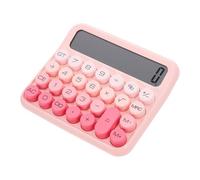 GALPADA Portable Basic Calculator for Office and School Use with Abs Plastic Body, Featuring Subtraction and Division Functions, for Students in Pink