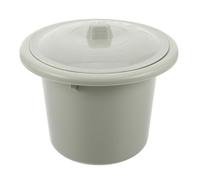 GALPADA Portable Chamber Pot with Lid for Adults, Plastic Urinal Pot with Large Capacity and Quiet Lid Mechanism, Emergency Urinal for Car and Bedside Use, Suitable for Elderly