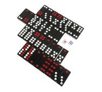 GALPADA Portable Chinese Paigow Tiles Engraved Deep Points Traditional Board Game for Travel Home Parties Family Fun Brain Training