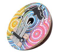 GALPADA Portable Color 7 Keys Thumb Piano Mini Kalimba Finger Piano with Metal Keys Beautiful and Natural Sounds for Beginners and Music Lovers