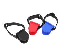 GALPADA Portable Fishing Rod Holder 3pcs with Sturdy Tpe Material and Rubber Band Straps, Versatile Support for Sea and Lake Use, Compact U-shaped Bracket Fishing Rod Stand for Railings