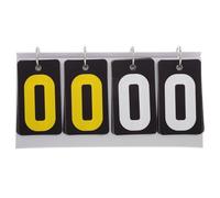 GALPADA Portable Flip Scoreboard Tabletop Score Keeper Compact Flip Design, Paper Material for Basketball and Table Tennis, for On-the-go Use and Convenient Storage