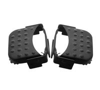 GALPADA Portable Folding Rear Foot Pegs with Versatile Design 2pcs Black Iron Mini Bike Pedals for Motorcycles and Electric Bikes for Short Trips and Different Riding Situations