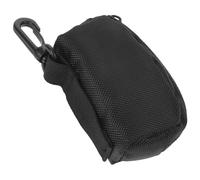 GALPADA Portable Golf Organizer Pouch with Zipper Closure and Versatile Hanging Options, Black Oxford Cloth Golf Bag Accessory for Tools and Tees the Course