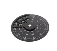 GALPADA Portable Guitar Circle of Fifths Wheel, Aluminum Alloy Chord Progression Chart for Bass and Guitar, Scale Finding and Transposing Tool for Studio Sessions and Songwriting Beginners