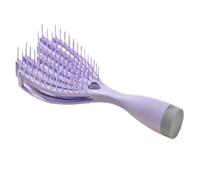 GALPADA Portable Hair Brush for Women Delicate Simple Design Thermoplastic Elastomer Material with Hair Tie Will Not Hurt Scalp for Home Use and Travel