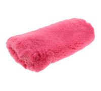 GALPADA Portable Hand Warmer Pouch with Thickened Plush Design, Lightweight Pink Fur Pillow for Winter Outdoor Use, for Students and Women